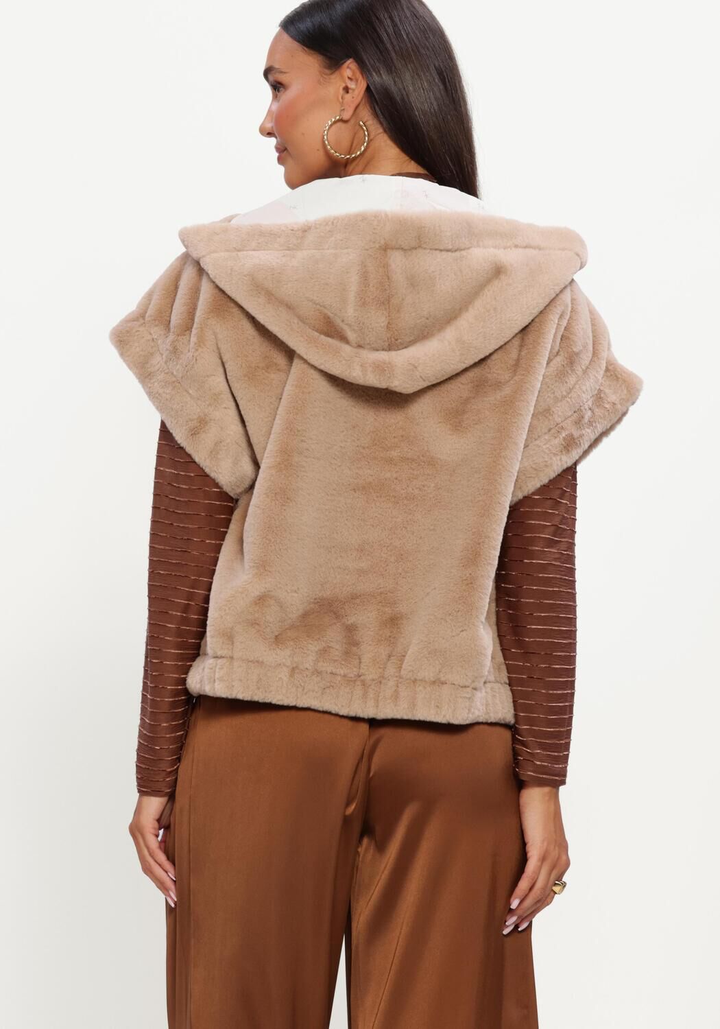 Beige NUKUS Gilet XANDRA GILET - large