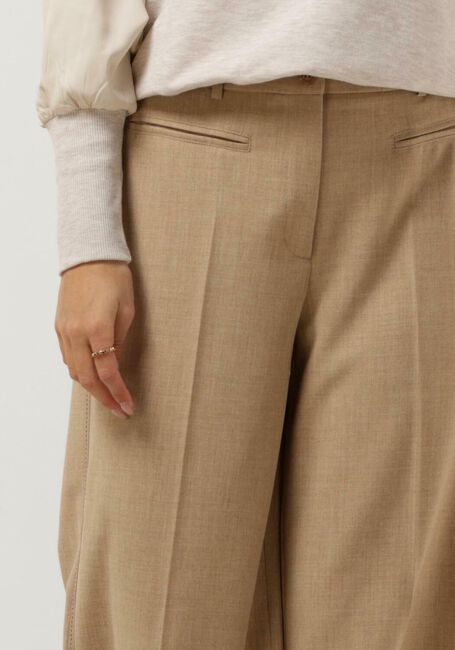 Sand SUMMUM Hose TROUSERS WIDE LEG MELANGE - large