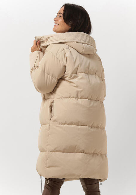 Beige SILVIAN HEACH Wattierte Jack LONG DOWN JACKET IBAR - large