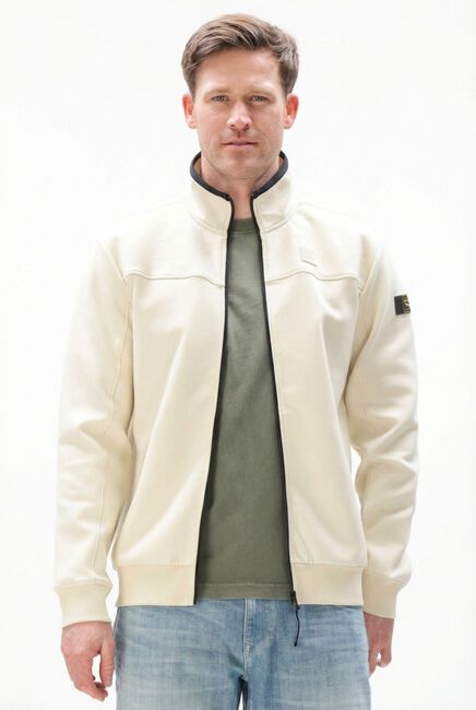 Beige PME LEGEND Strickjacke INTERLOCK SWEAT - large