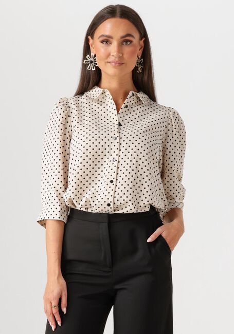 Creme LOLLYS LAUNDRY Blusen BONOLL SHIRT SS - large