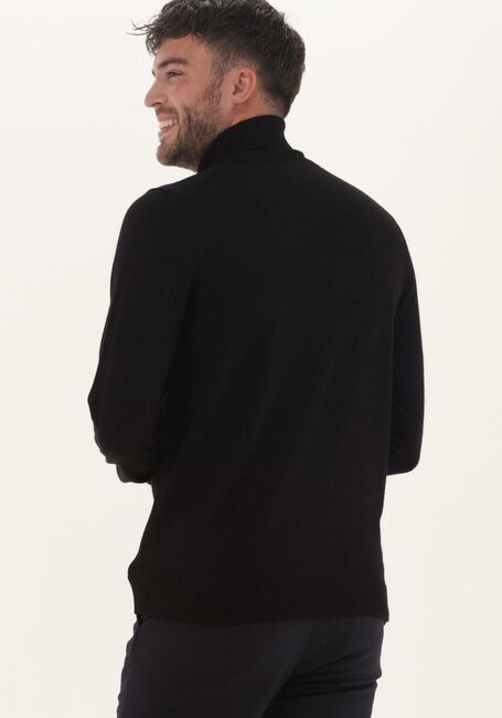 Schwarze SELECTED HOMME Rollkragenpullover TOWN MERINO COOLMAX KNIT ROLL B - large