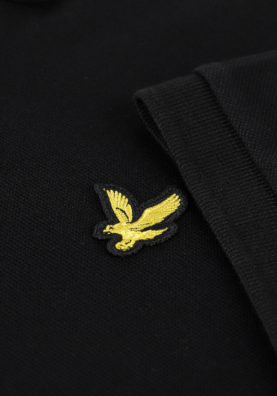 Schwarze LYLE & SCOTT Polo-Shirt PLAIN POLO SHIRT - large