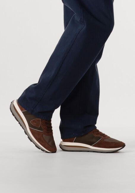 Braune PHILIPPE MODEL Sneaker Low TROPEZ HAUTE LOW MAN - large