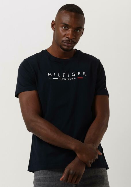 Dunkelblau TOMMY HILFIGER T-shirt HILFIGER NEW YORK TEE - large