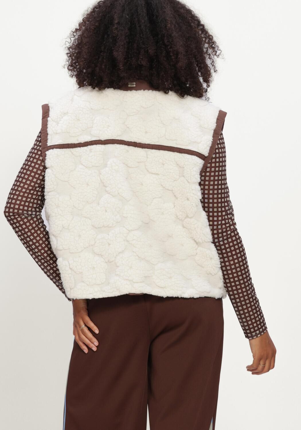 Creme POM AMSTERDAM Bodywarmer GIGI ECRU - large