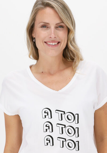 Wei&szlig;e 10DAYS T-shirt TEE A TOI - large