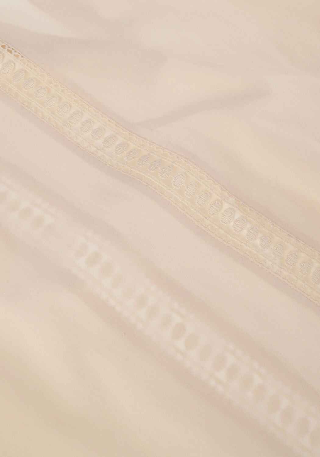 Wei&szlig;e SUMMUM Blusen TOP LACE ACCENT TENCEL/COTTON - large