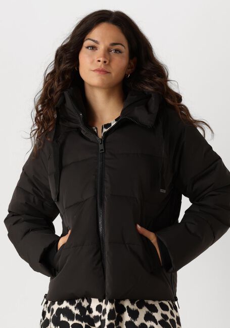 Schwarze MSCH COPENHAGEN Wattierte Jack MSCHPAVINARIA SHORT JACKET - large