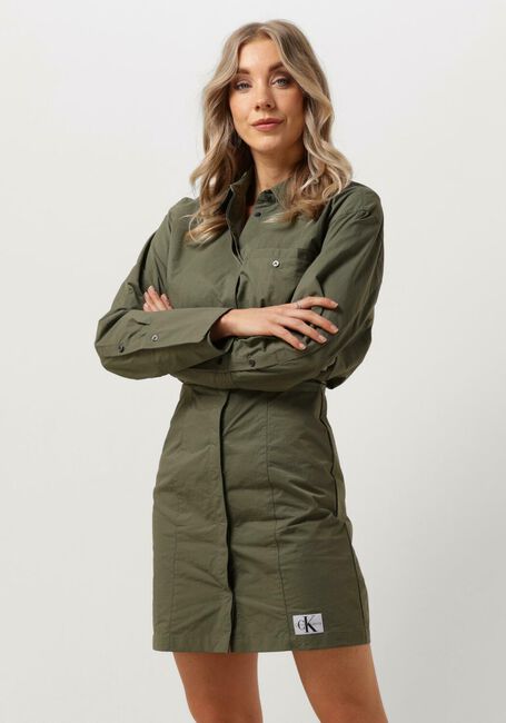 Olive CALVIN KLEIN Minikleid SOFT TOUCH SHIRT DRESS - large