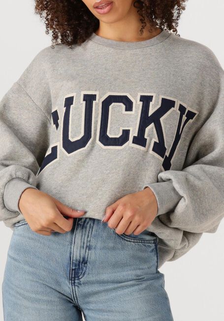 Graue BY-BAR Sweatshirt BIBI PATCHWORK SWEATER - large