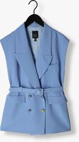 Blaue ACCESS Gilet DOUBLE-BREASTED WAISTCOAT WITH BELT