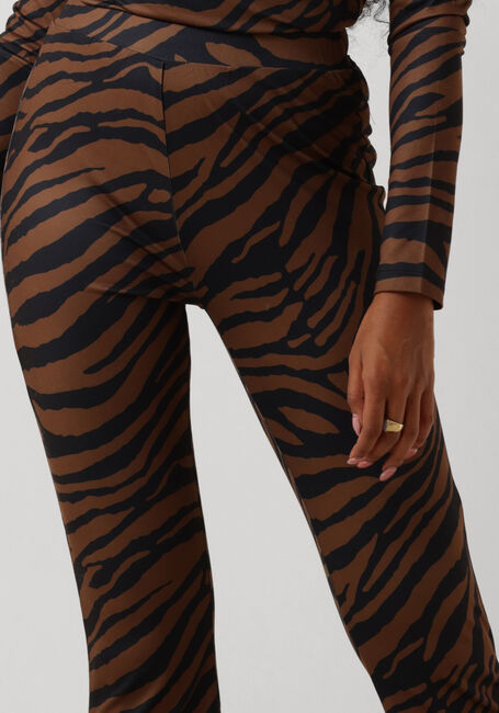 Braune NOTRE-V Schlaghose NV CELESTE FLARED PANTS - large