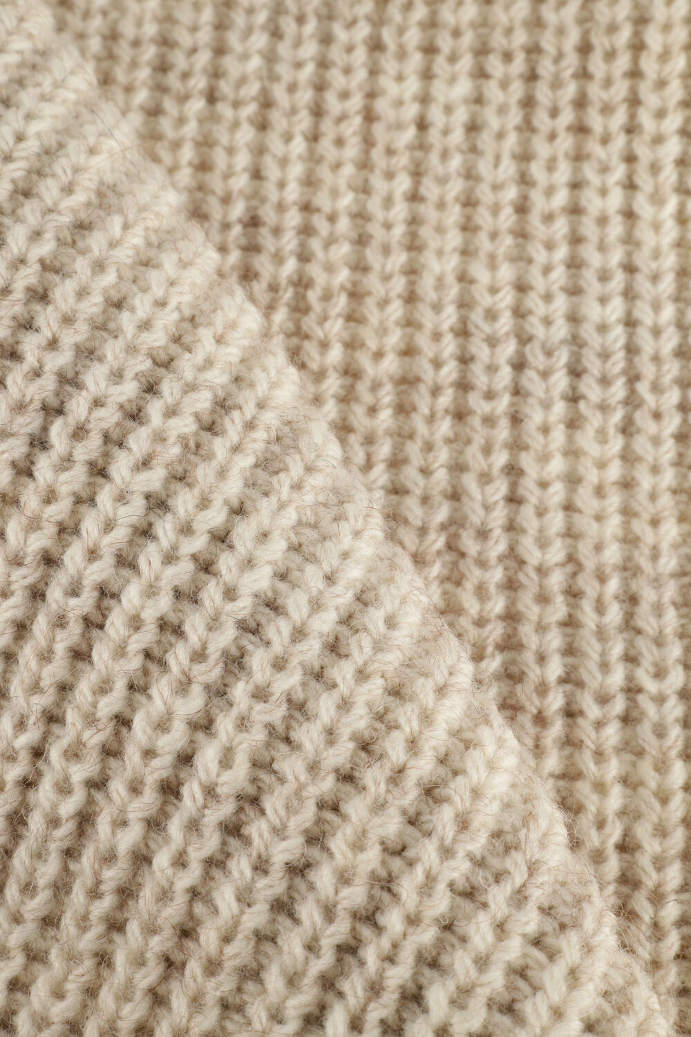 Nicht-gerade weiss SUMMUM Minikleid TUNIC SWEATER ACRYLIC WOOL BLEND KNIT - large