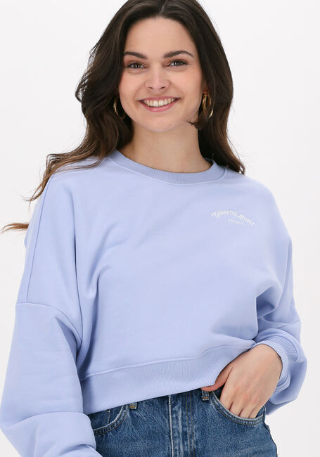 Blaue COLOURFUL REBEL Sweatshirt REBELLES CROPPED SHOULDER SWEAT - large