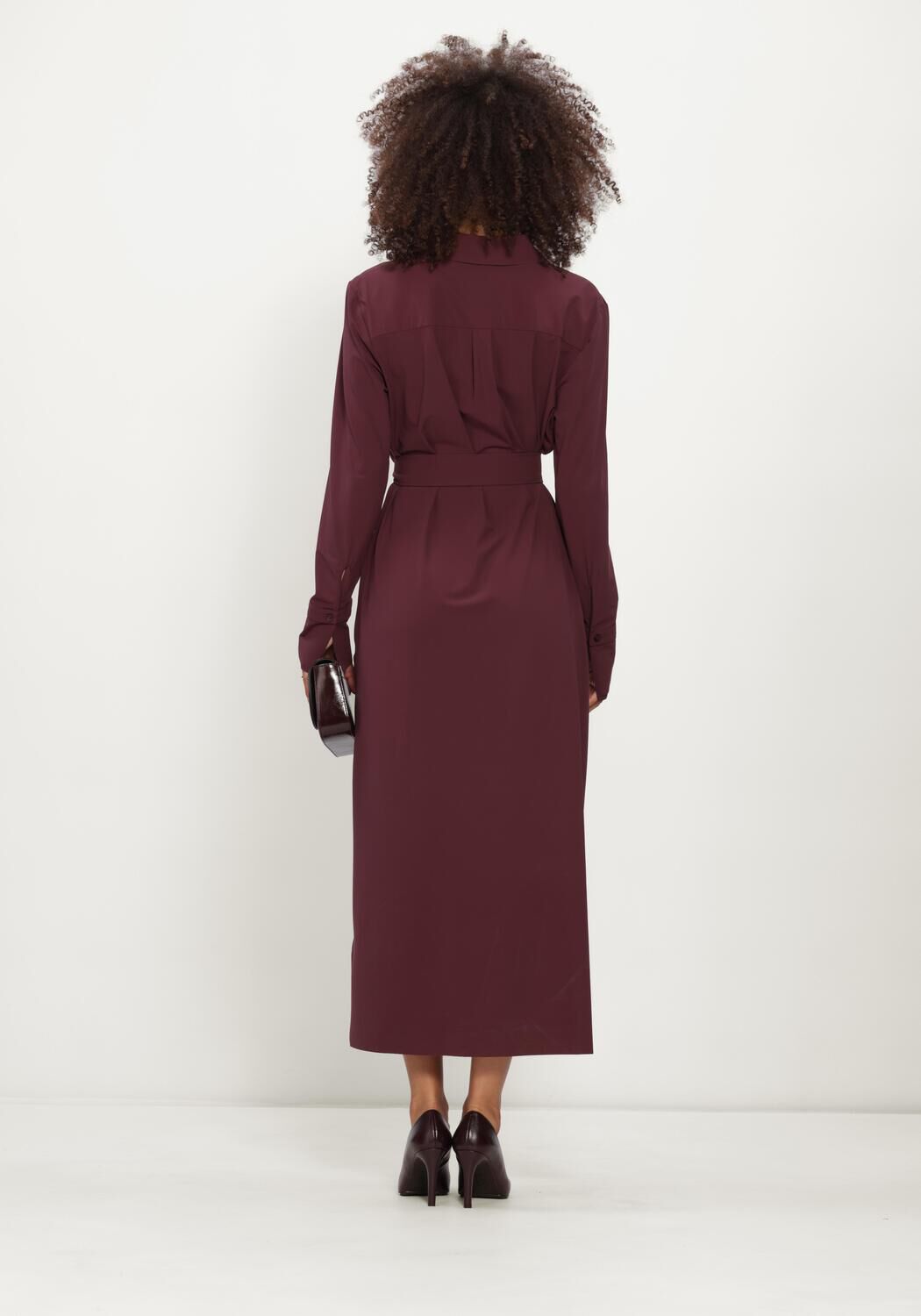 Bordeaux JAPAN TKY Midikleid RASY - large