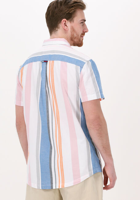 Mehrfarbige/Bunte TOMMY JEANS Casual-Oberhemd TJM SHORTSLEEVE PASTEL SHIRT - large