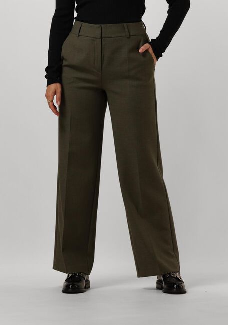 Grüne SELECTED FEMME Hose SLFRITA MW WIDE PANT - large