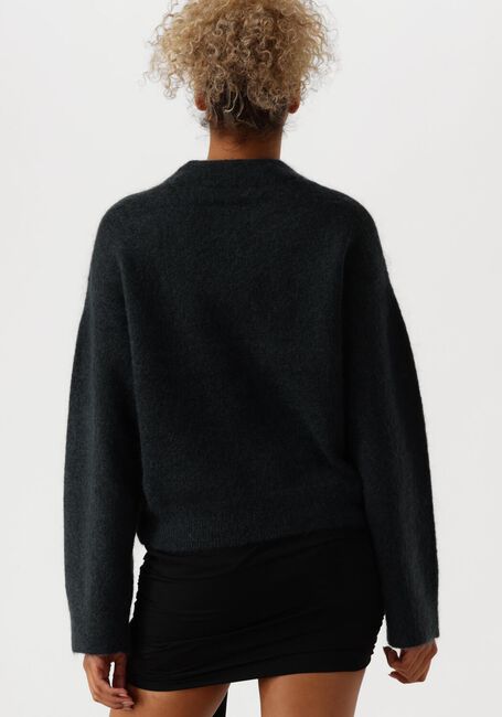 Graue SECOND FEMALE Pullover BROOK KNIT DROP SHOULDER O-NECK - large