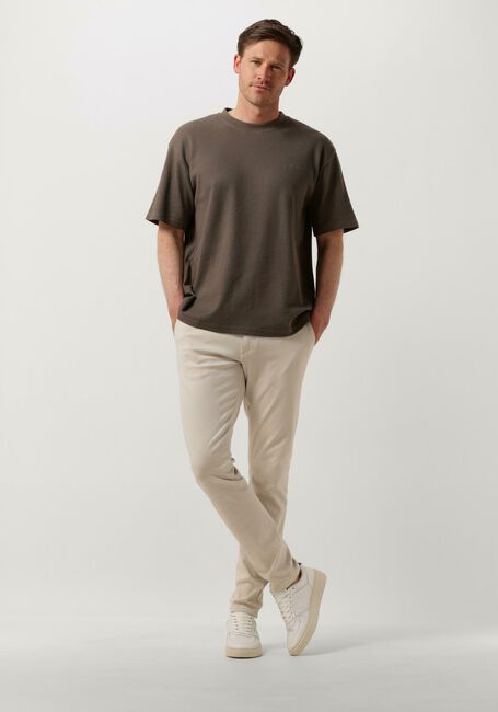 Braune WOODBIRD T-shirt WBBAINE WAFFEL TEE - large