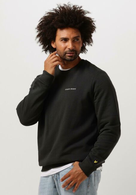 Graue LYLE & SCOTT Sweatshirt EMBROIDERED CREW NECK SWEATSHIRT - large