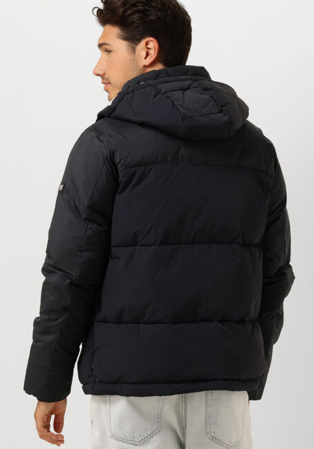 Schwarze SCOTCH & SODA Wattierte Jack HOODED PUFFER JACKET - large