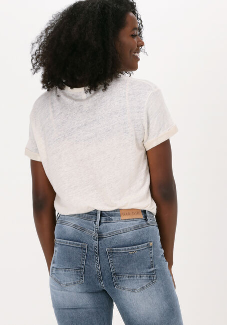 Weiße SUMMUM T-shirt TEE FOIL COATED LINEN JERSEY - large