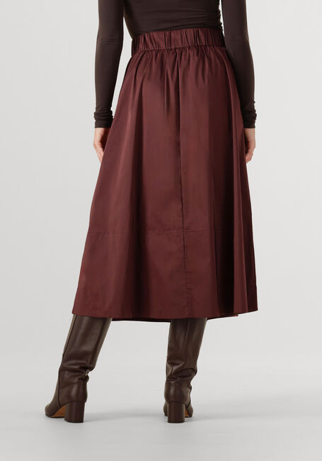 Bordeaux NEO NOIR Midirock YARA POPLIN SKIRT - large