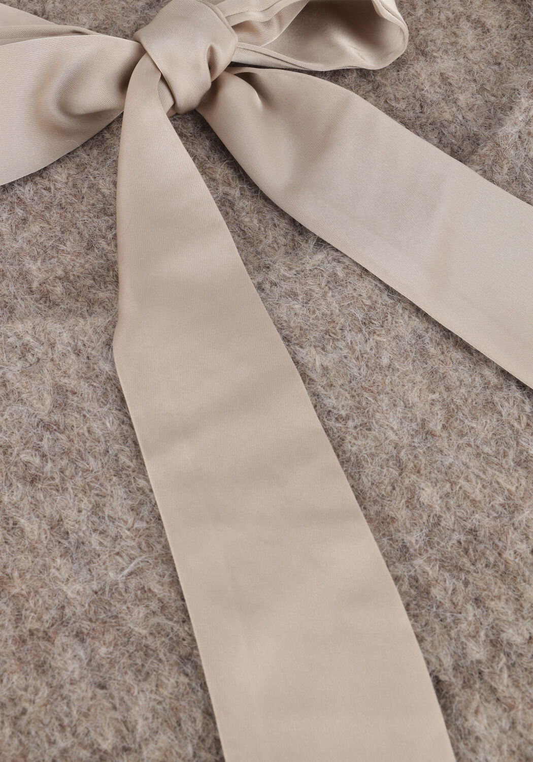 Graue CO'COUTURE Pullover CORALIECC BOW LS RIB KNIT - large