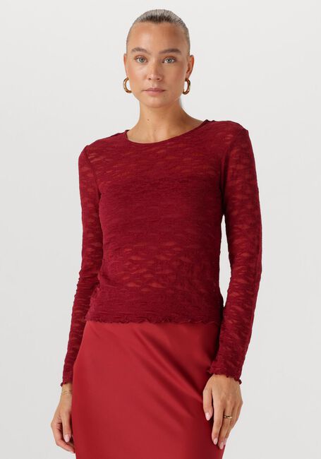 Rote Y.A.S. Top YASCARA LS LACE TOP - large