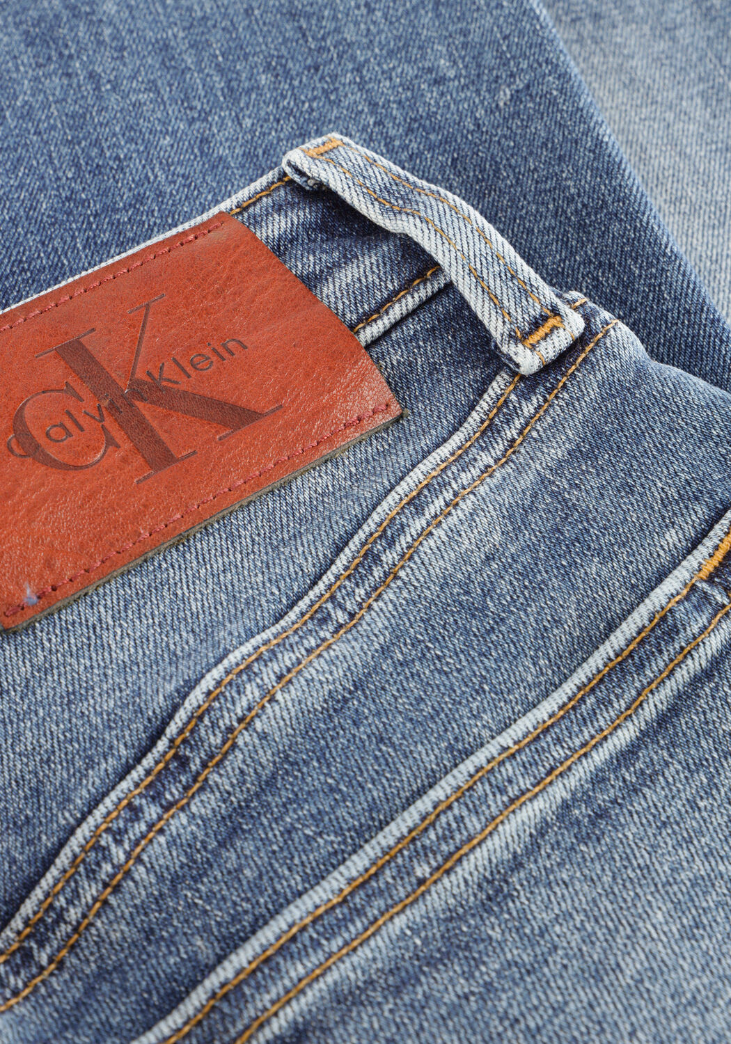 Blaue CALVIN KLEIN Slim fit jeans HIGH RISE SKINNY - large