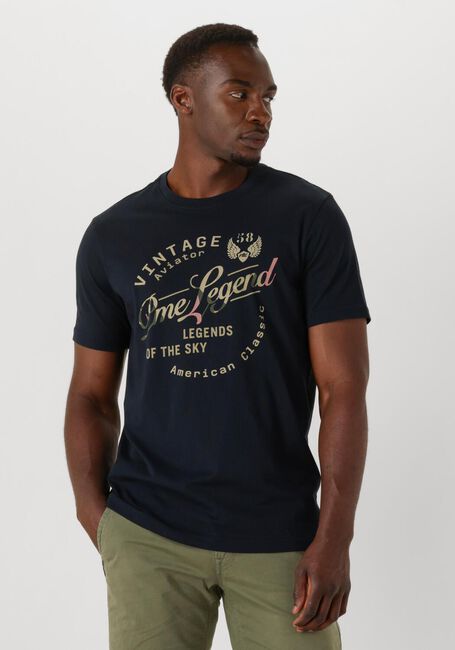 Dunkelblau PME LEGEND T-shirt SINGLE JERSEY PACKAGE - large