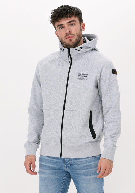 Hellgrau PME LEGEND Jack ZIP JACKET INTERLOCK SWEAT - large