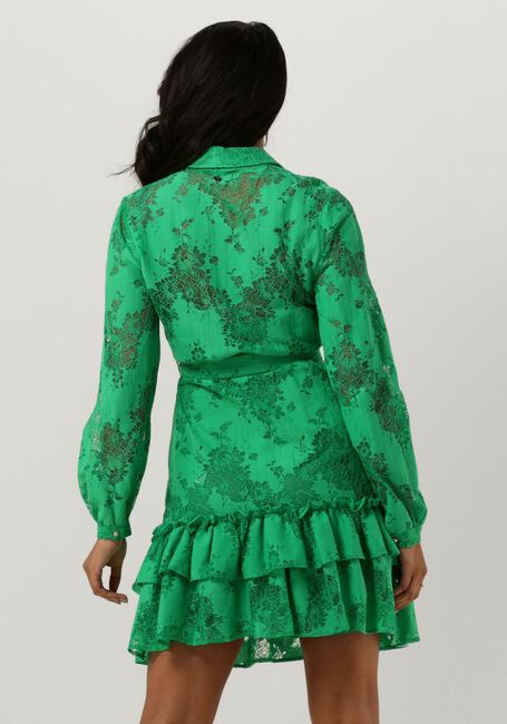 Gr&uuml;ne LIU JO Minikleid ABITO CORTO PIZZO COTONE - large