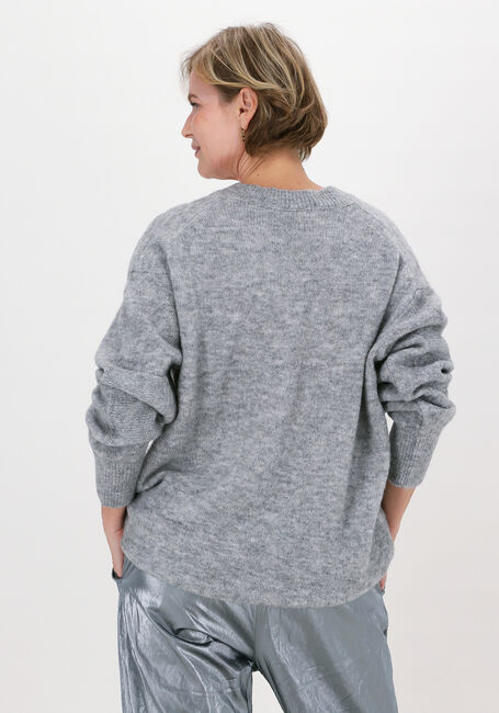 Graue SUMMUM Pullover V-NECK SWEATER SOFT WOOL - large