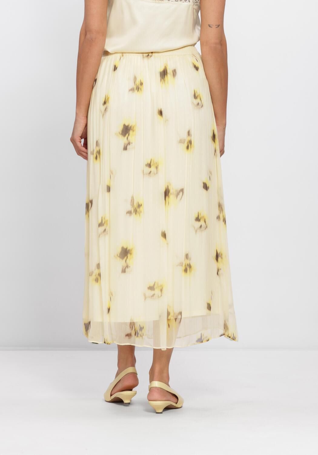 Gelbe SECOND FEMALE Midirock MIRAGE SKIRT - large