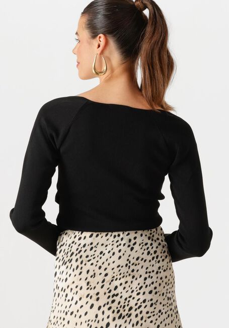 Schwarze NEO NOIR Top ELAINA KNIT BLOUSE - large
