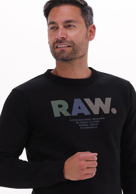 Schwarze G-STAR RAW Sweatshirt MULTI COLORED RAD. R SW - large
