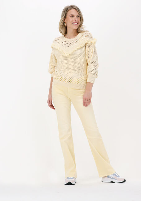Gelbe SUMMUM Pullover FRINGE SWEATER COTTON ACRYLIC  - large