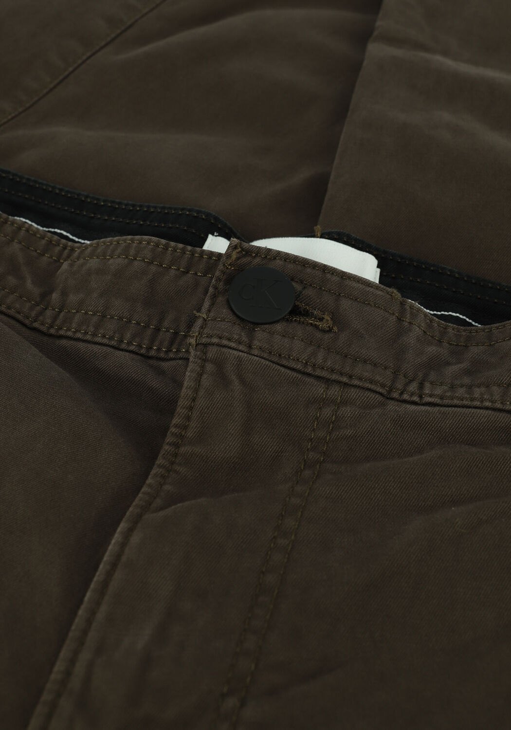 Gr&uuml;ne CALVIN KLEIN Cargohosen SKINNY WASHED CARGO PANT - large