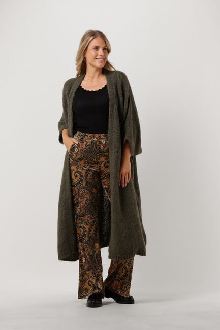 Grüne SUMMUM Strickjacke KIMONO CARDIGAN RUSTIC MOHAIR BLEND KNIT - large