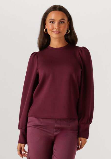 Bordeaux OBJECT Pullover OBJANDREA RE L/S O-NECK TOP - large