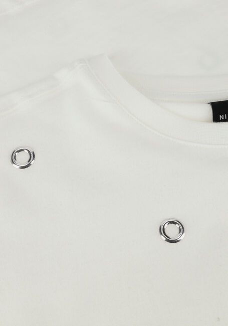 Weiße NIK & NIK T-shirt EYELET T-SHIRT - large