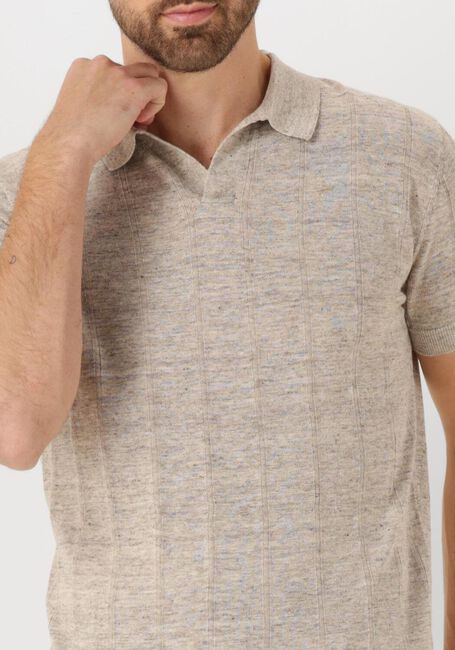 Beige GENTILUOMO Polo-Shirt POLO NO BUTTON SS K2020-275 - large