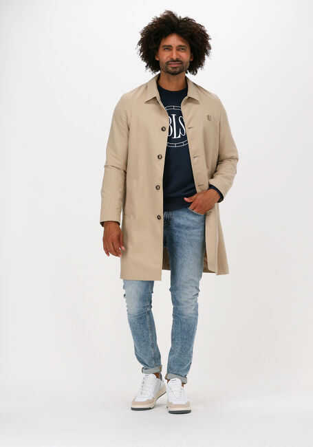 Beige BLS HAFNIA M&auml;ntel LIGHT SHELL COAT CLASSIC LOGO  - large