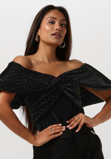 Schwarze HARPER & YVE Top ELO-SS - large