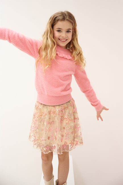 Ecru NONO Minirock NELE MESH SKIRT - large