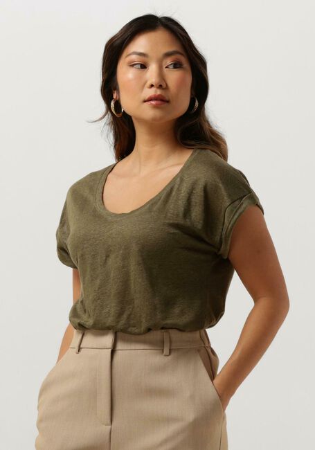Grüne KNIT-TED T-shirt ELIANE - large
