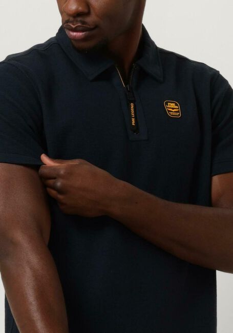 Blaue PME LEGEND Polo-Shirt SHORT SLEEVE POLO PIQUE - large
