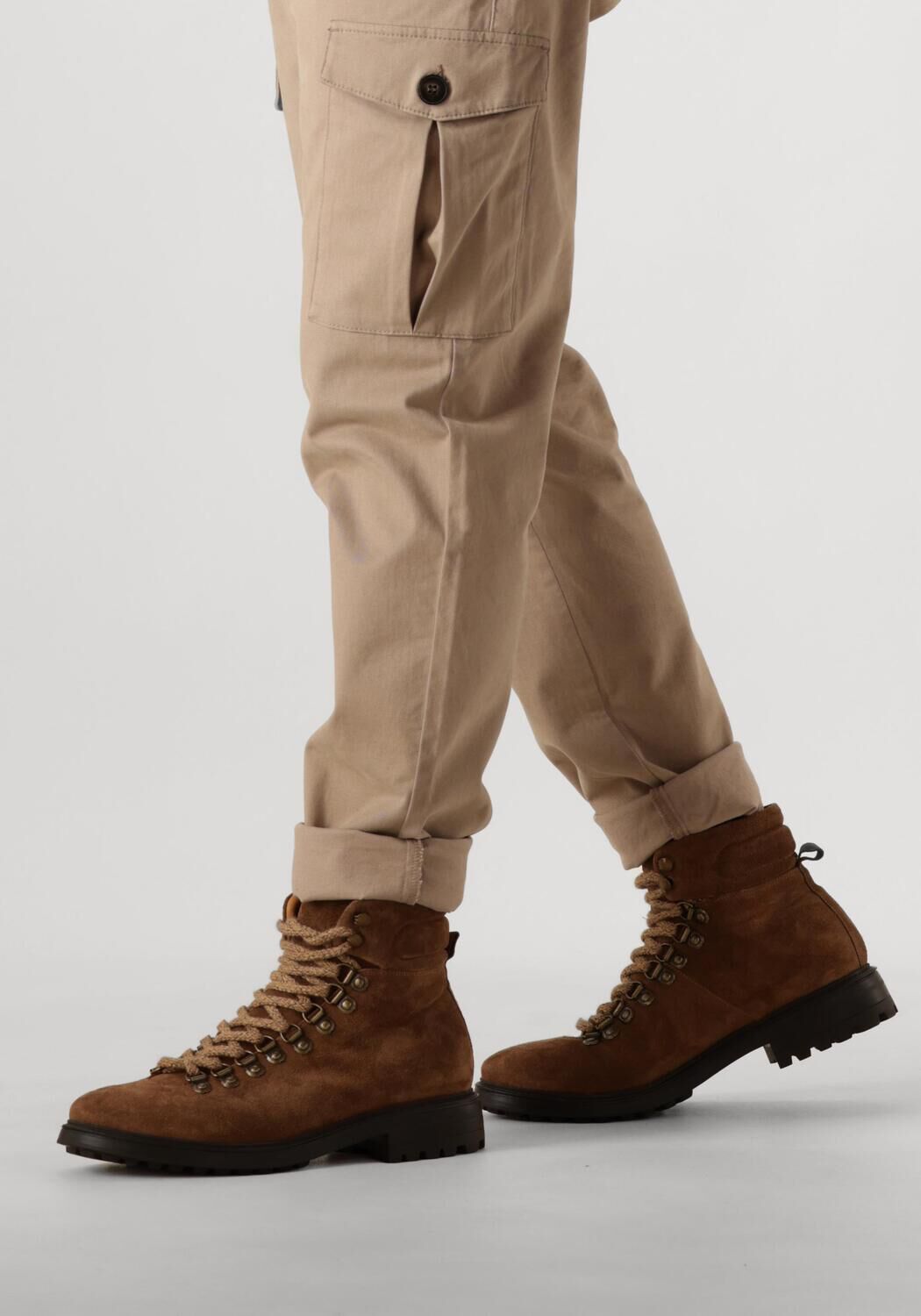 Braune STEFANO LAURAN Schn&uuml;rboots 1562 - large